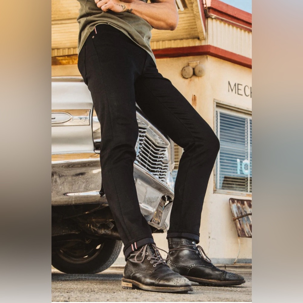 Hiroshi Kato- Pen Slim Black Jeans